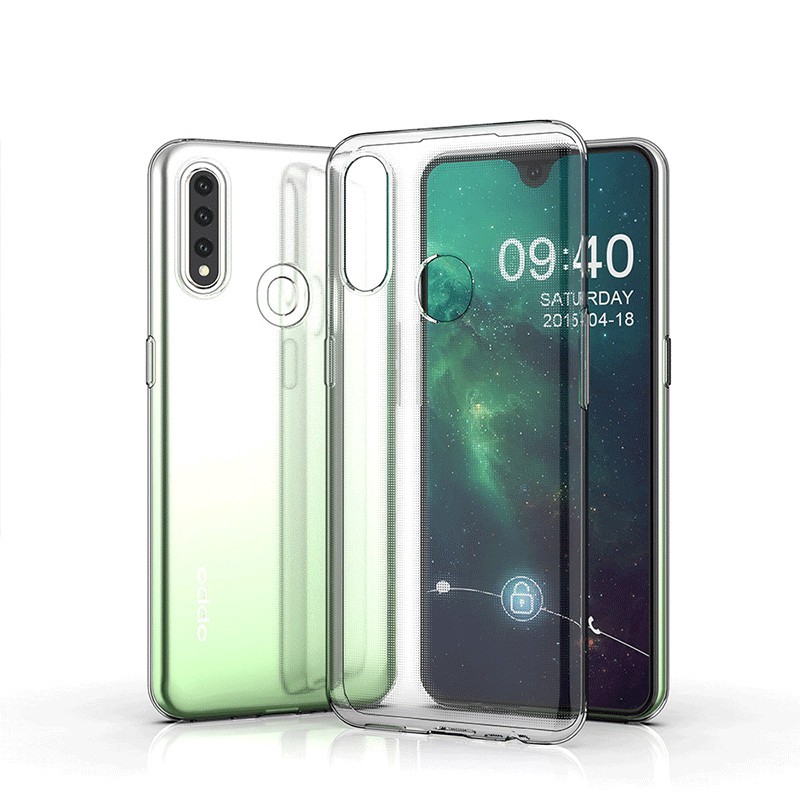 Casing OPPO A31 Transparent Silicone Soft TPU Back Cover Phone Case ...