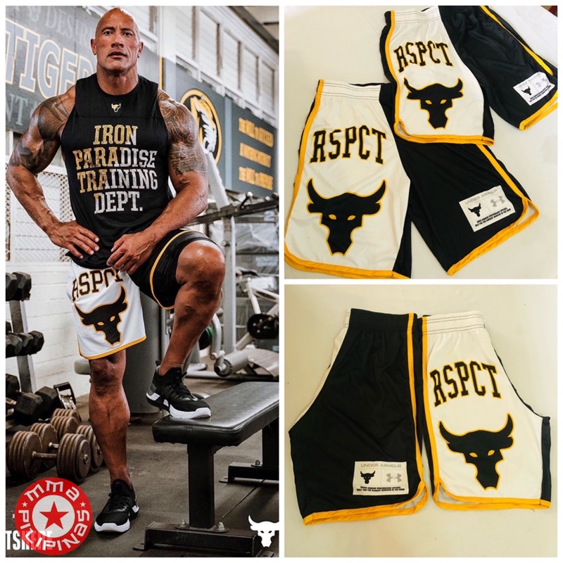 Rock Blood Sweat Rspct Gym Fitness Short | Shopee Philippines