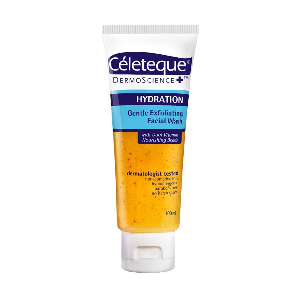 Céleteque Hydration Gentle Exfoliating Facial Wash 100mL | Shopee ...