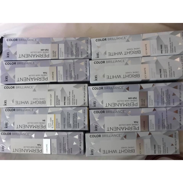 Icy White Hair Ion Color Brilliance Shopee Philippines