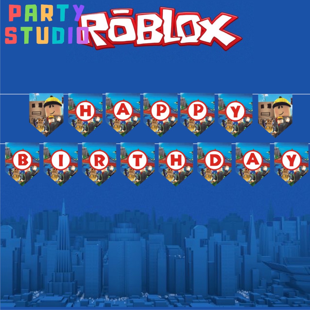 Roblox Happy Birthday Banner 1x 3 Feet Chalkboard Rob