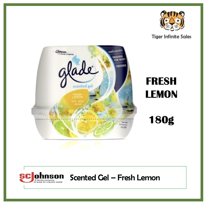 Glade Scented Gel Lemon 180g Shopee Philippines