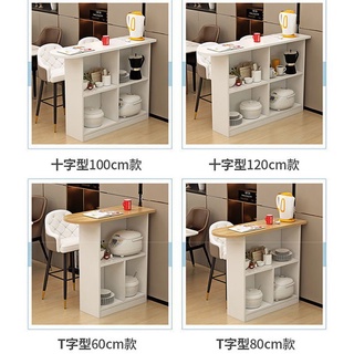  LHSG Small Family, Bar Table, Open Kitchen, Dining Room, Partition Cabinet, Multi-functional Doubl #4