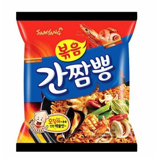 Samyang Stir Fried jjamppong multi 140g ( Stir fried Seafood ) Gan Jjampong Shopee Philippines