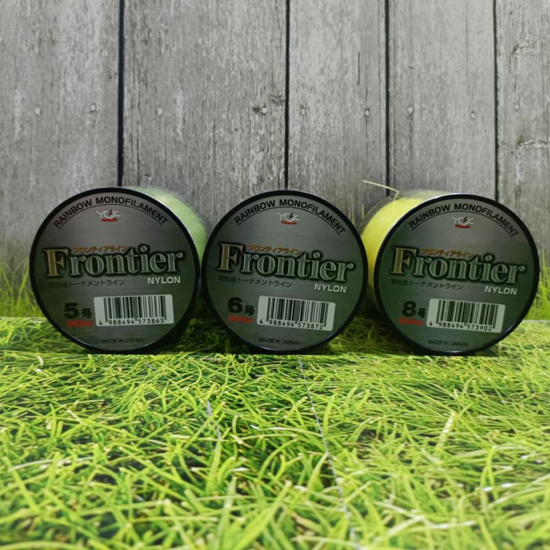 Nylon Fishing Line Made In Japan Rainbow YGK Frontier 500M Choose Size