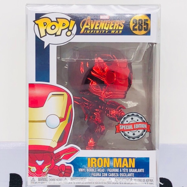 funko pop iron man chrome
