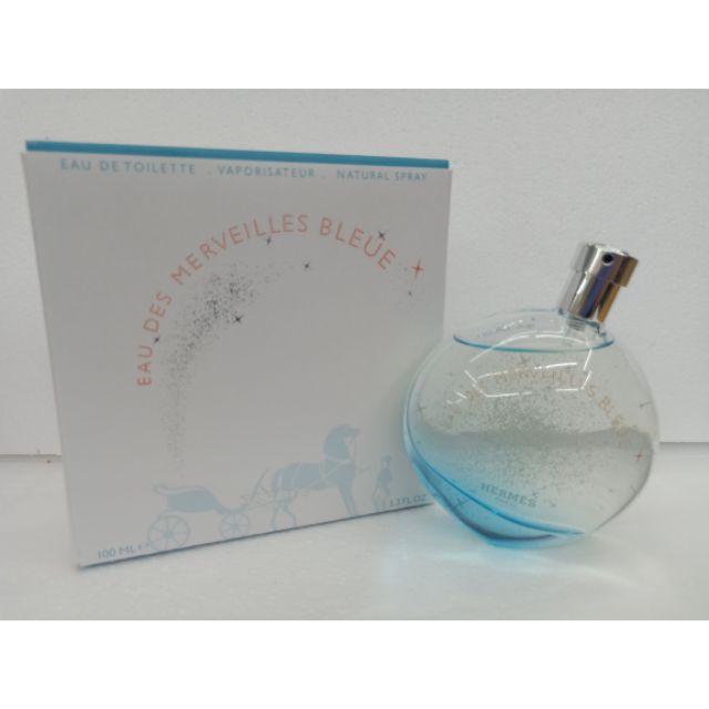 hermes eau des merveilles bleue tester