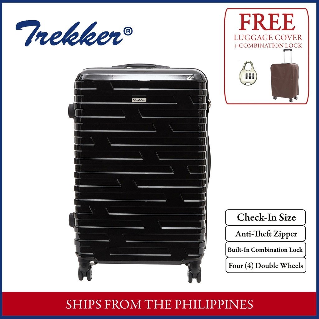 luggage with built in combination lock