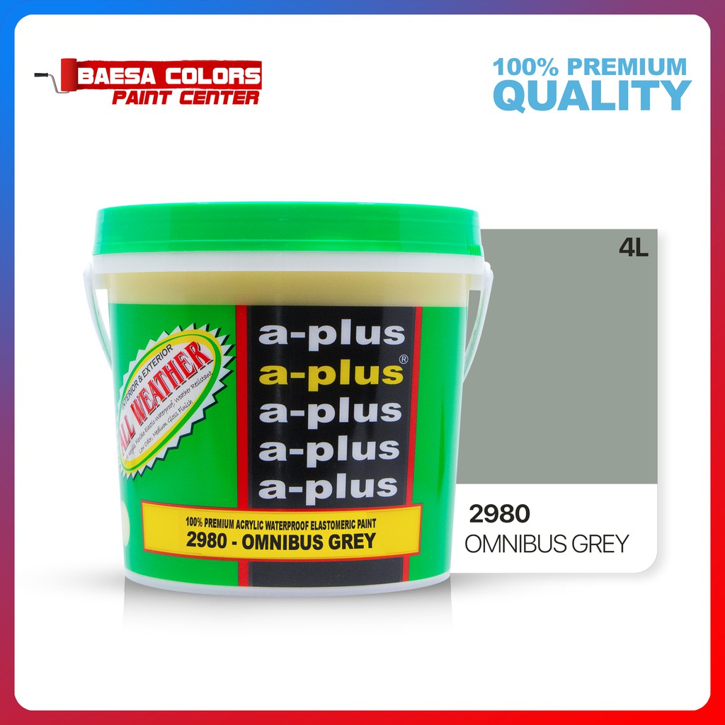 APLUS ALL WEATHER 100 Premium Acrylic Waterproof Elastomeric Paint