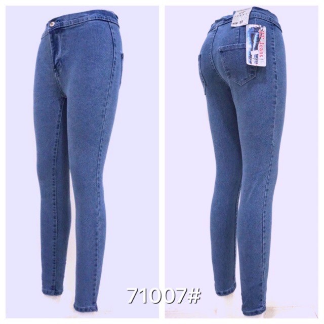 high denim jeans