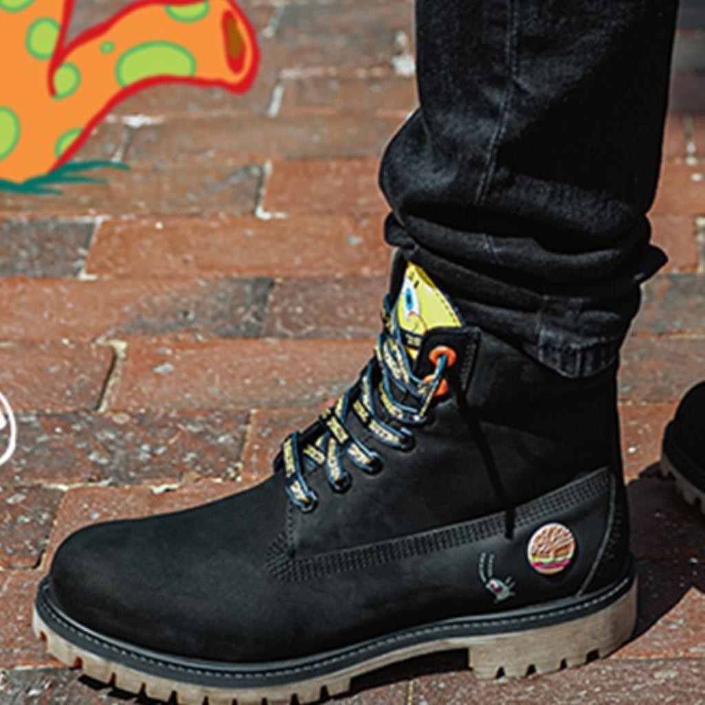 timberland spongebob boots