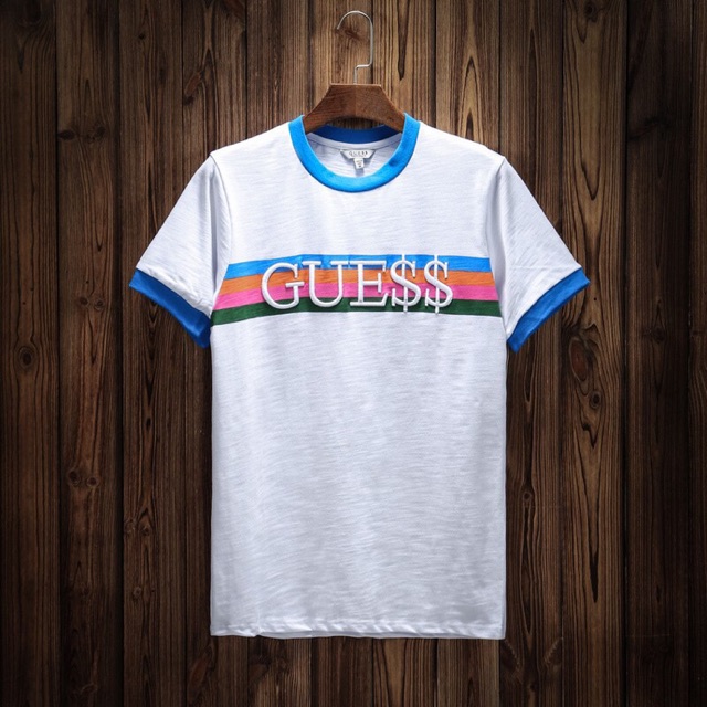 Guess Rocky Limited Ringer Rainbow Top Shirt | Shopee Philippines