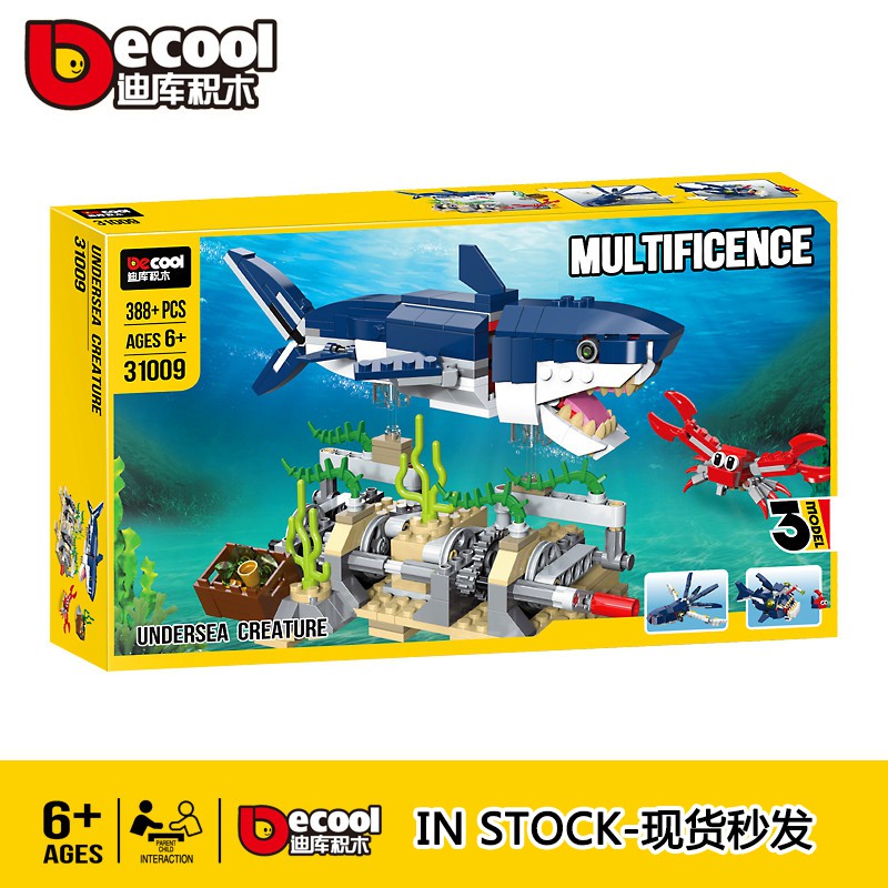 lego 3 in 1 shark