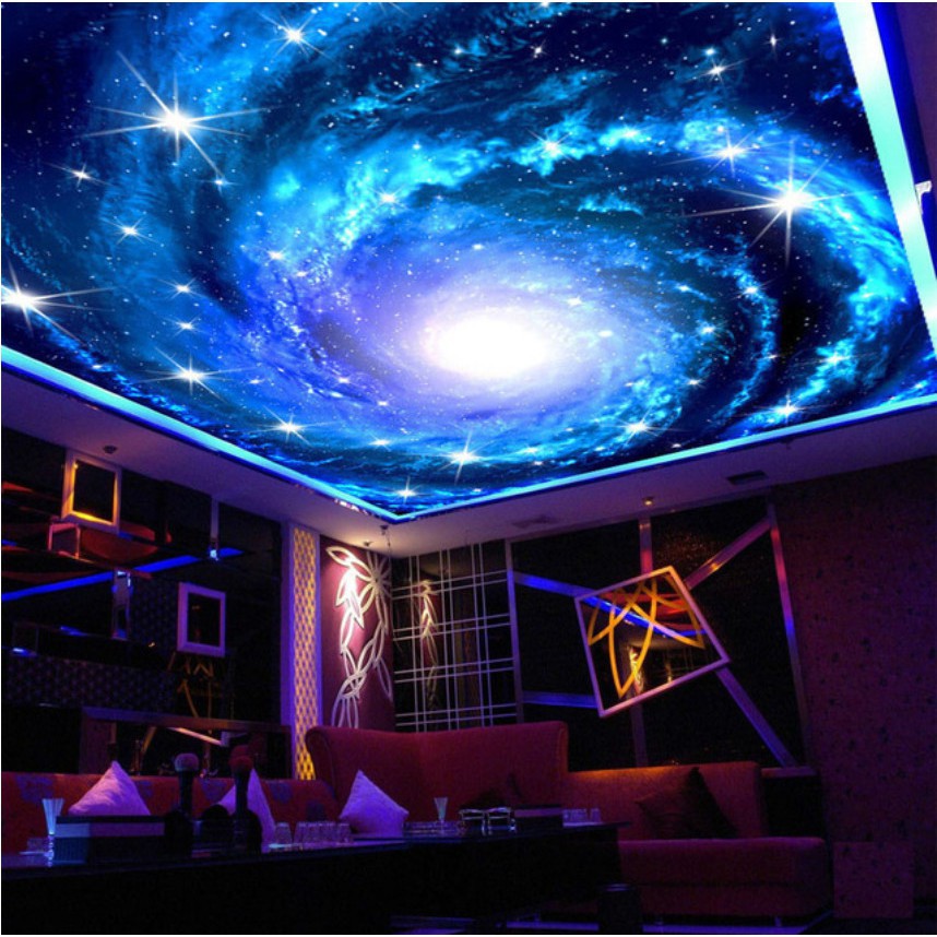 Galaxy Star Ceiling Mural Wall Living Room Bedroom Ceiling Mural