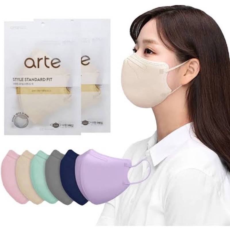 Arte Korea Kf94 Color Adult Face Mask Respirator High Quality