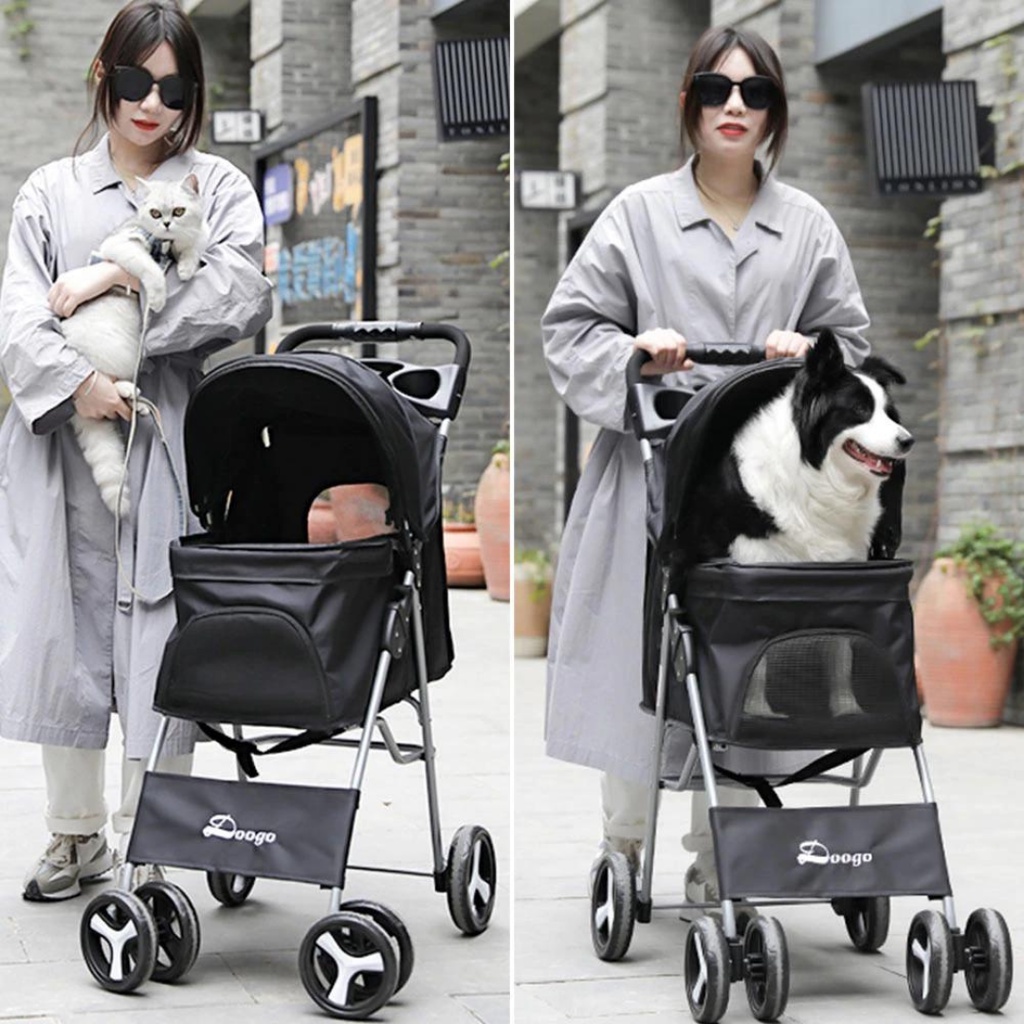 2IN1 PET STROLLER & DETACHABLE CARRIER READY STOCK (SHIP IMMEDIATELY) Shopee Philippines