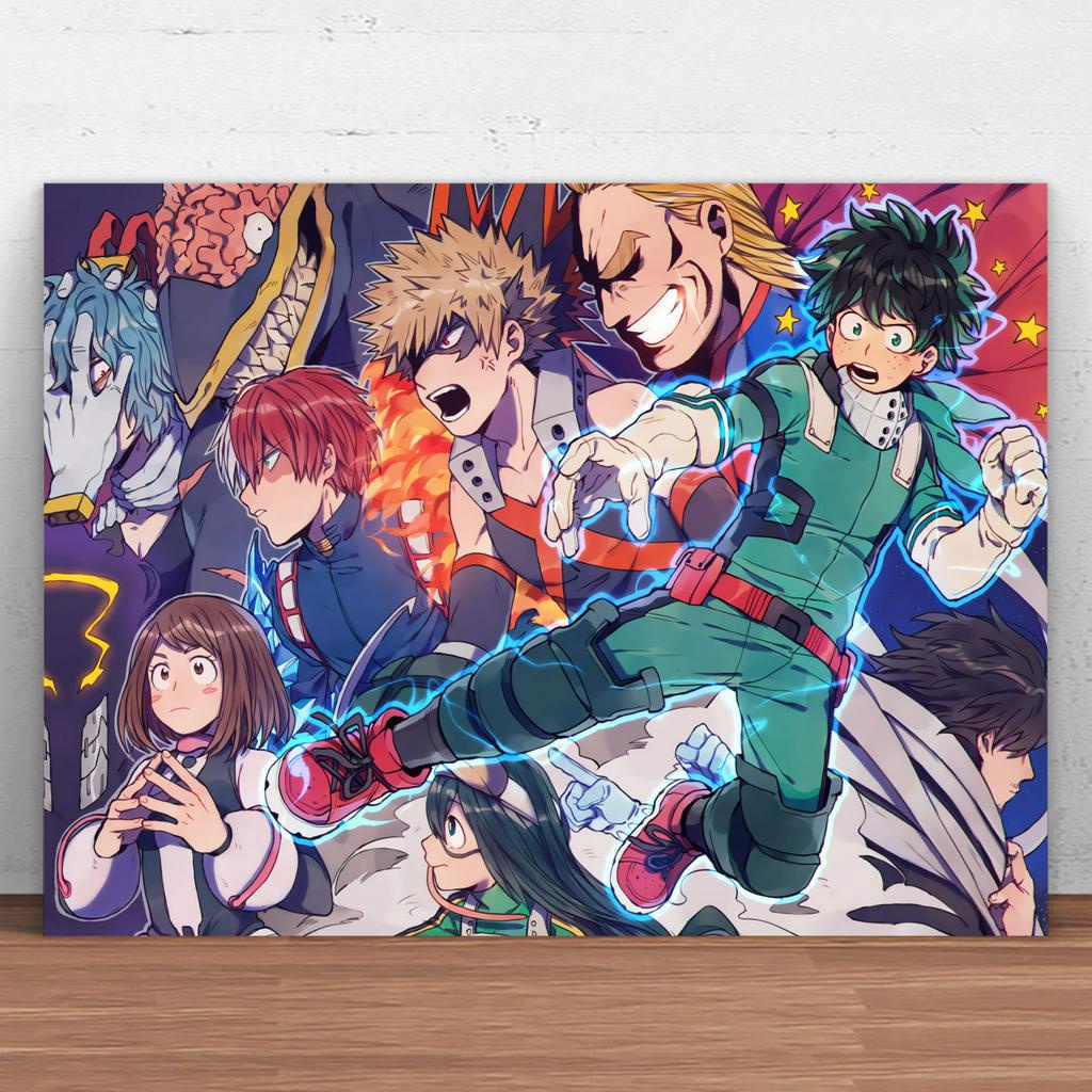 My Hero Academia BNHA Anime Poster Metal Tin Sign Home Decor Wall Decor  Wall Art Poster Anime Gift MJF232 | Shopee Philippines