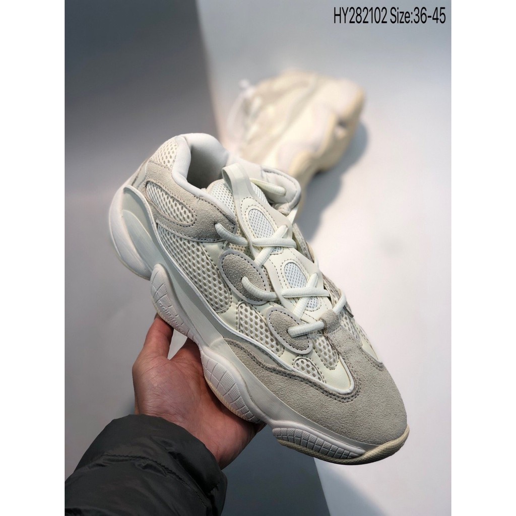 adidas Originals Yeezy 500 suede leather and mesh