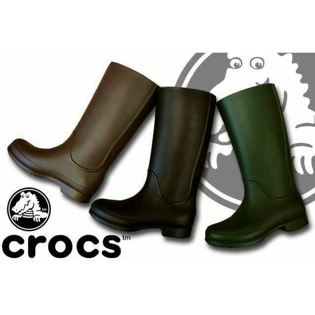 crocs wellie rain boot