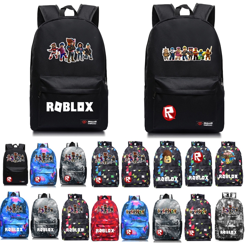 Game Roblox Backpack Kids School Bag Students Boys Bookbag Travel Bags Shopee Philippines - roblox book bags for school