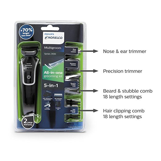 philips norelco qg3330 multigroom beard trimmer kit