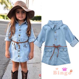 denim dress for kid girl