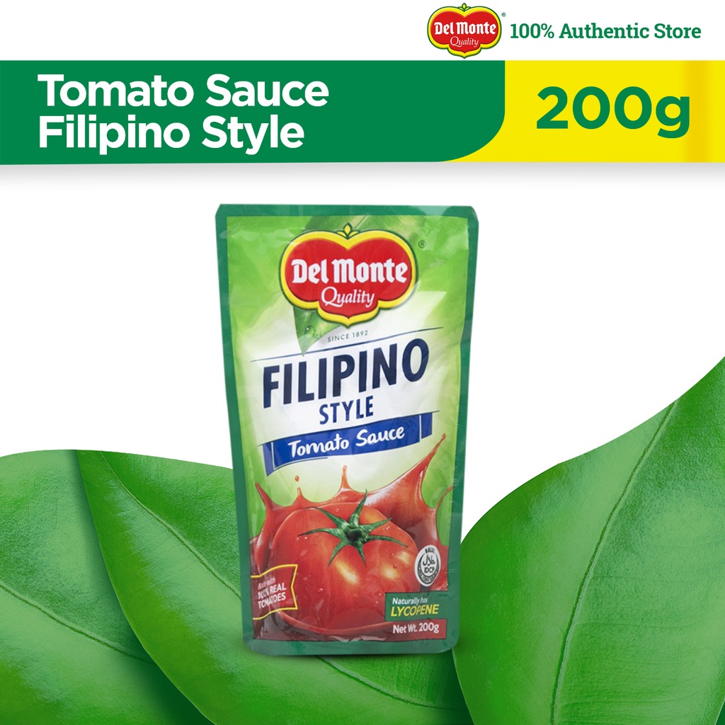 DEL MONTE Filipino Style Tomato Sauce with 100 Real Tomatoes 200g