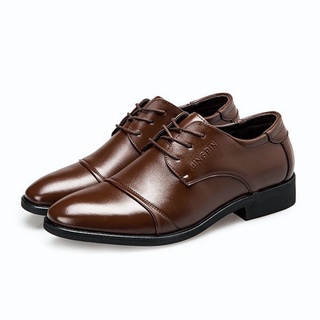 Leather shoes summer breathable men's business leather shoes fashion casual shoes