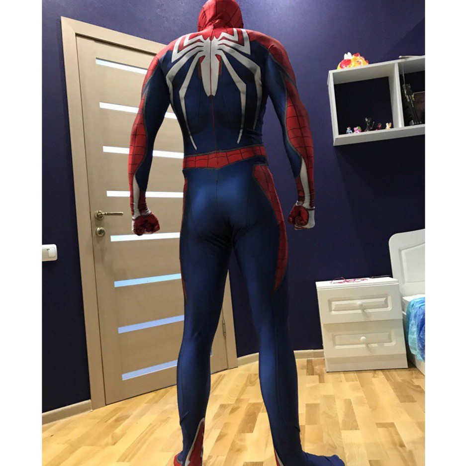 SPIDERMAN PS4 SUIT Spiderman Homecoming costumes Halloween cosplay | Shopee  Philippines