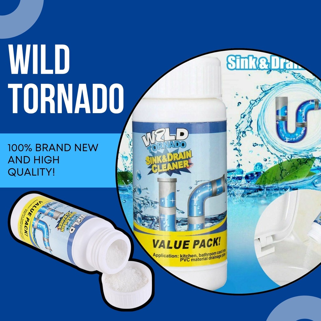 Original Wild Tornado Powerful Sink And Drain Cleaner For Kitchen (Para