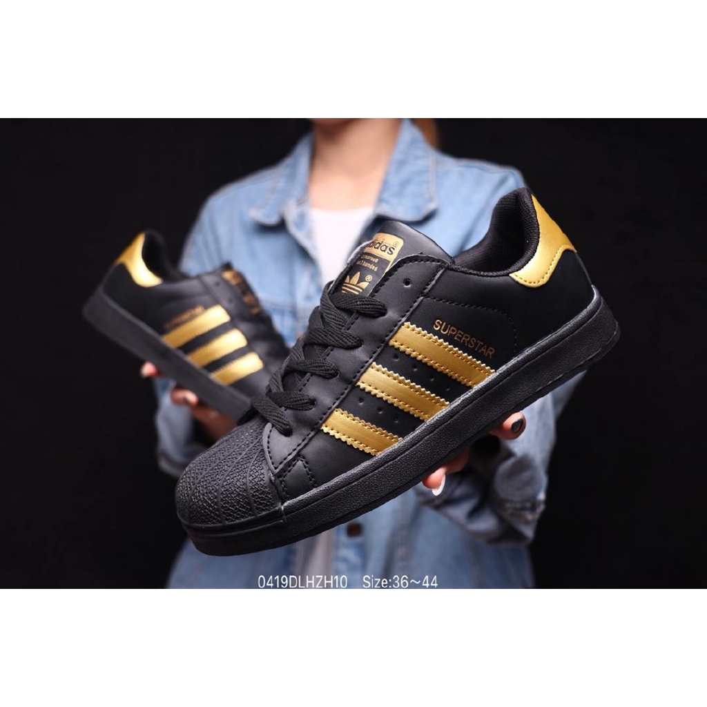 addidas superstar black