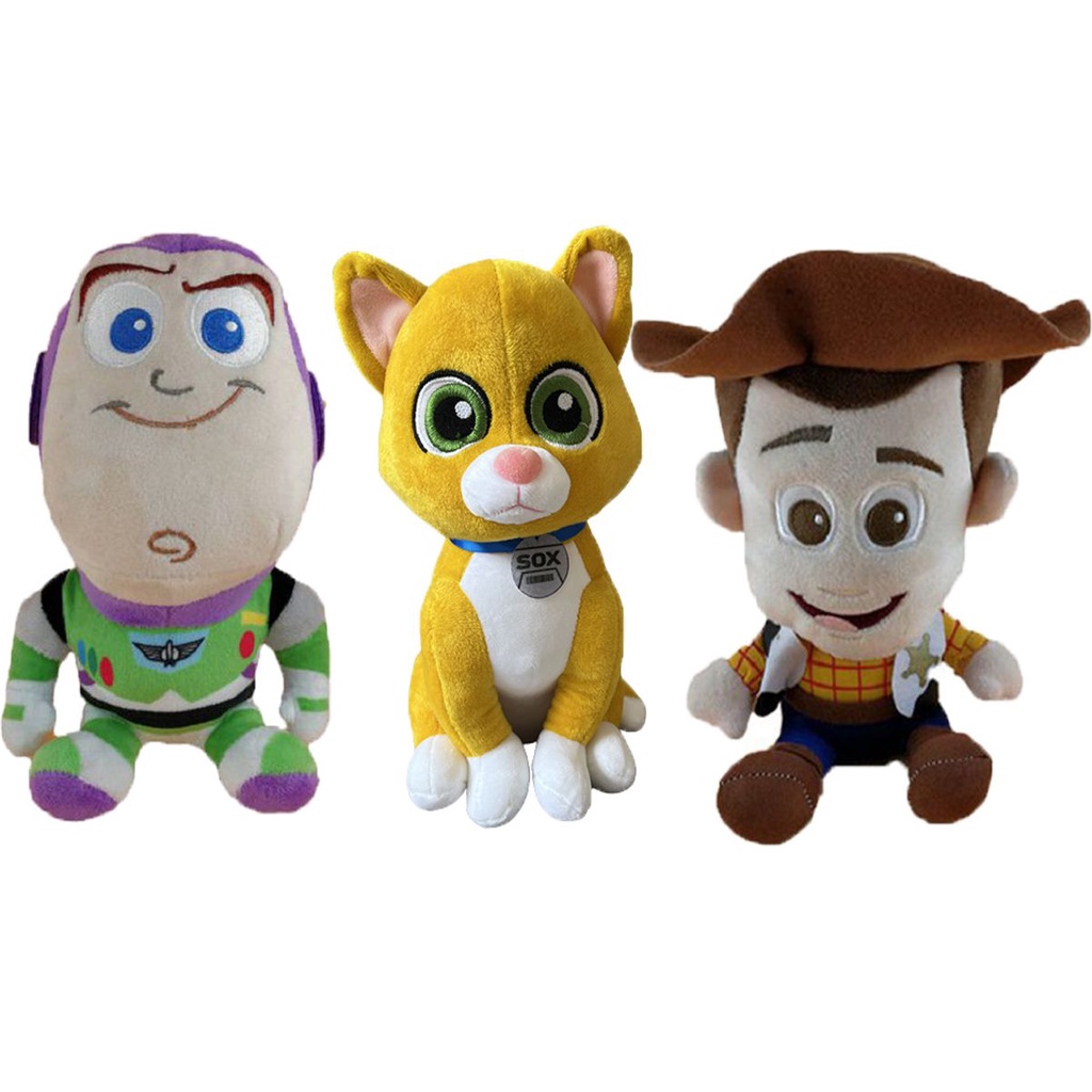 New Disney Pixar Buzz Lightyear Sox Cat Animal Sheriff Bass Stuffed