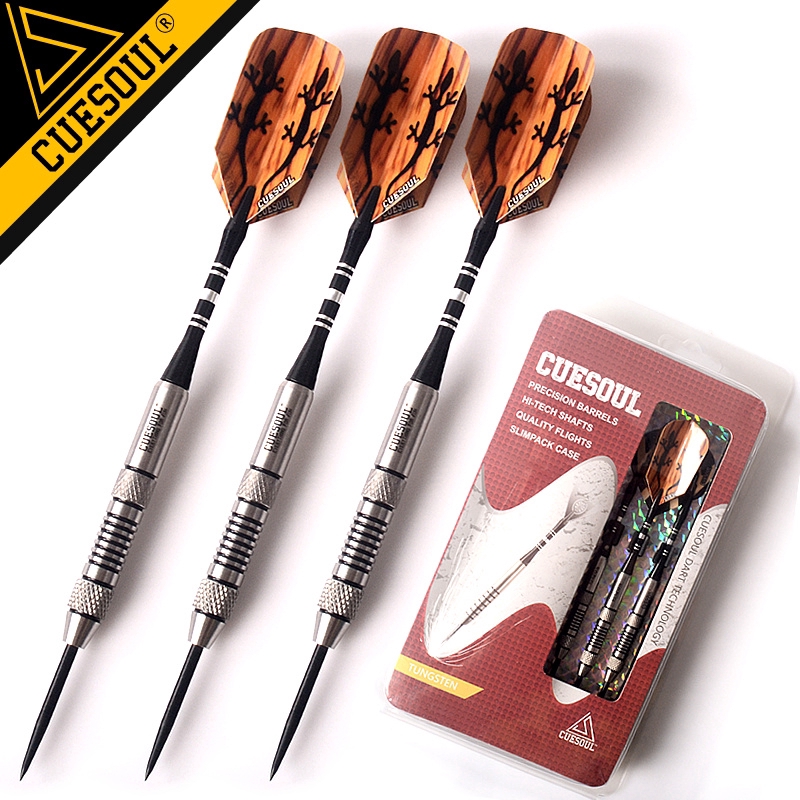 CUESOUL 3pcs 26g Tungsten Dart Pin Steel Tips Barrel Darts Aluminum