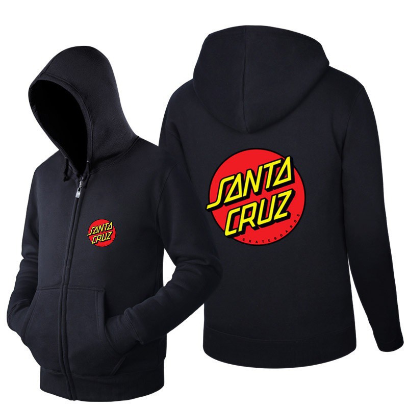 santa cruz hoodie zip