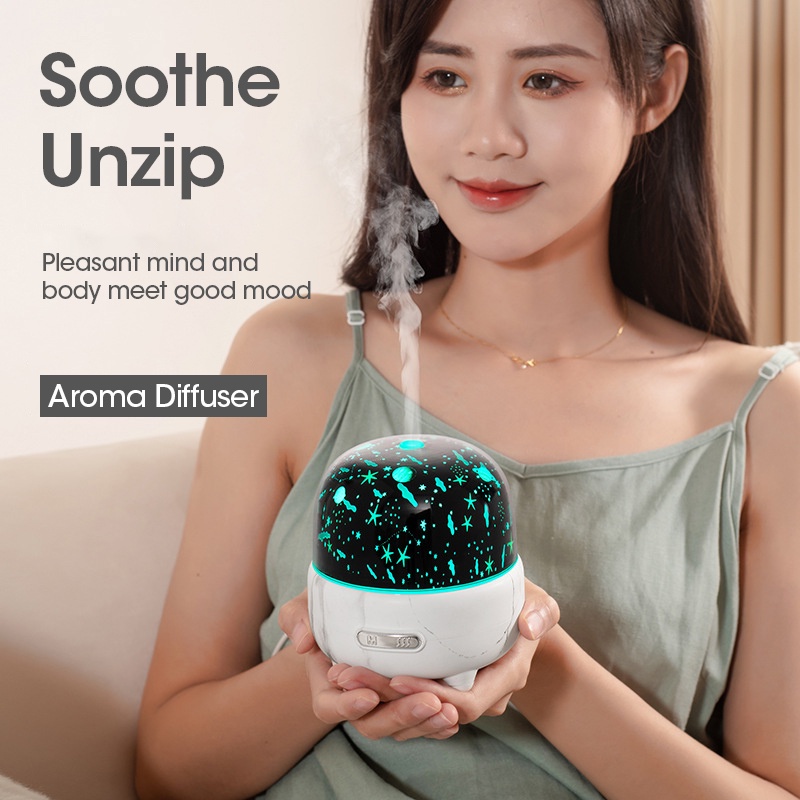 Home Air Humidifier Aroma Diffus Essenti Oil Diffus Humidifi