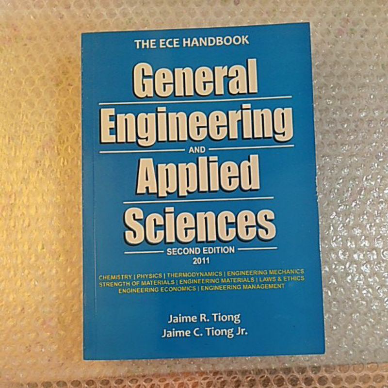 The ECE Handbook General Engineering and Applied Sciences By Tiong ...