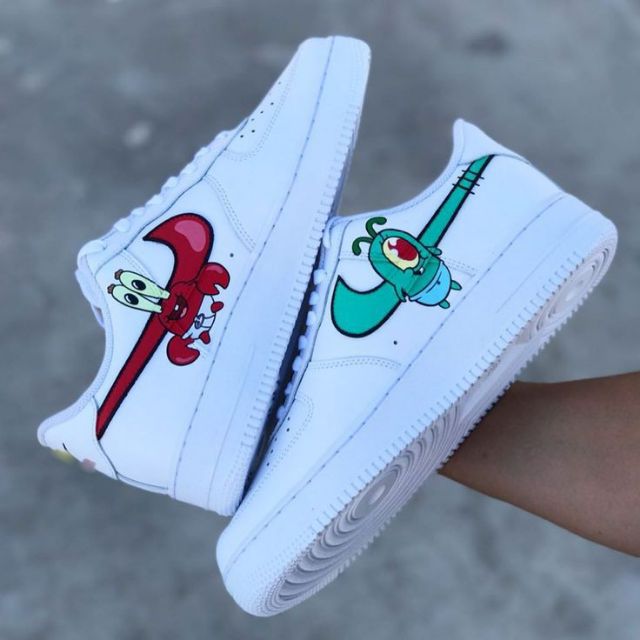 spongebob air force 1s