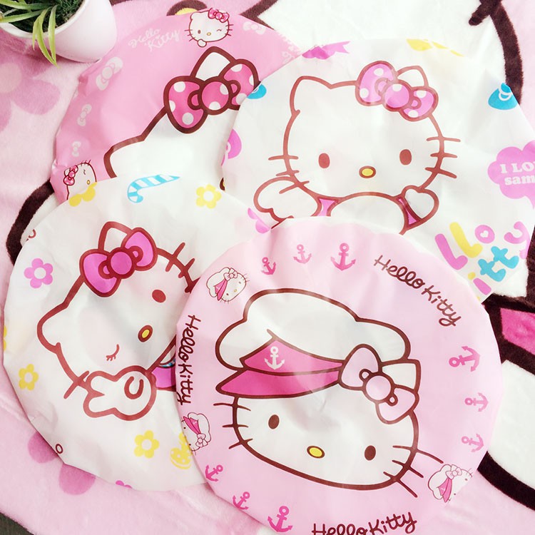 kitty shower cap