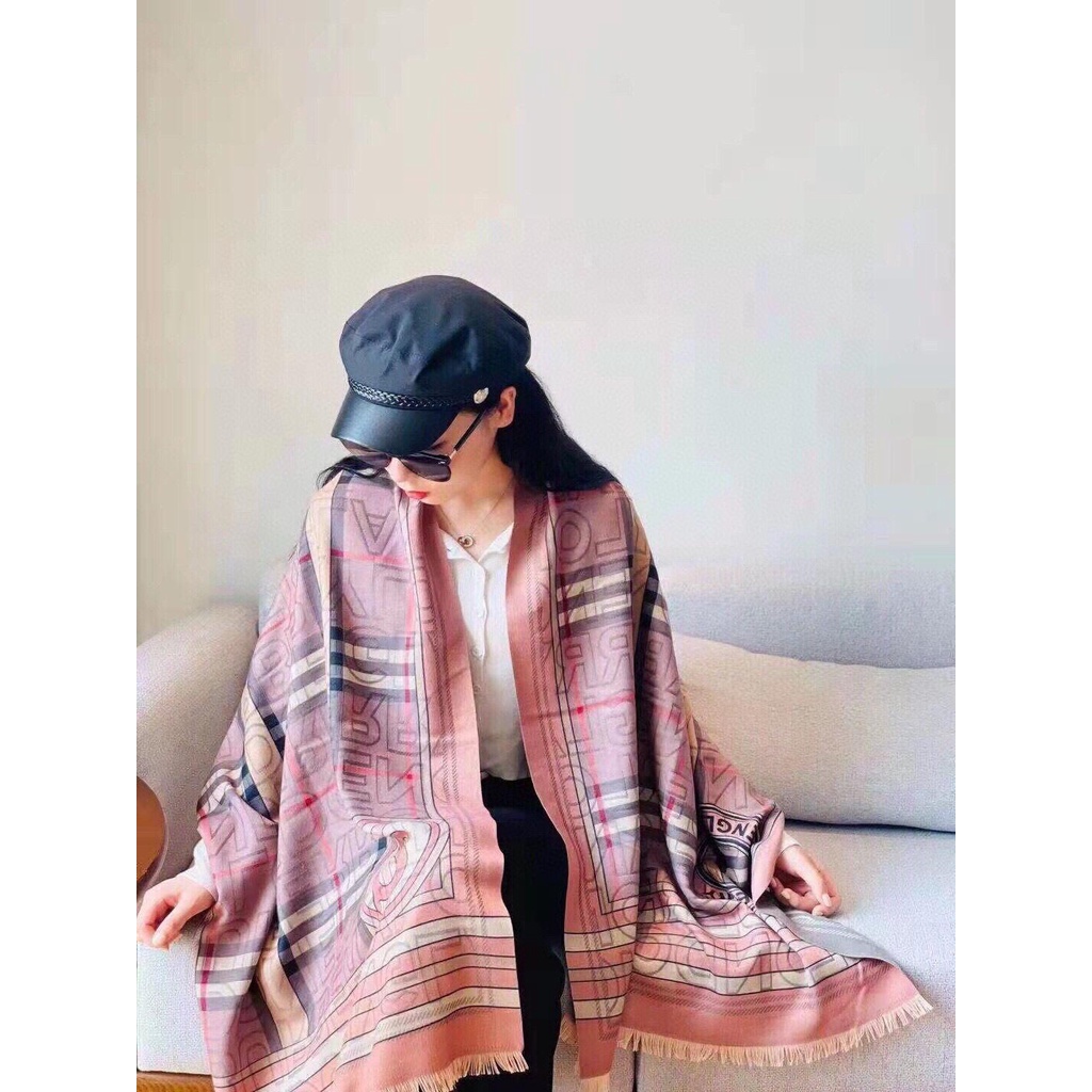2021 Hot Burberry Burberry winter new scarf thickening cashmere blended  gentle warm double-sided | Shopee Philippines