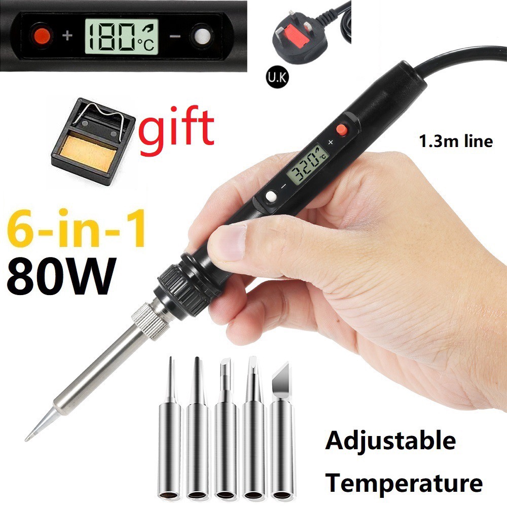 80W digital LCD electronic soldering iron soldering iron tool, high