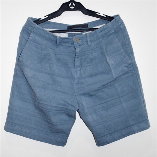 Mens shorts - zara man blue gray 