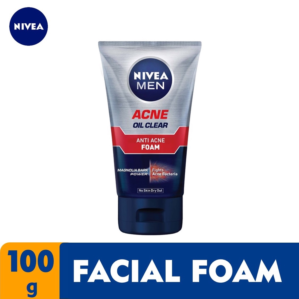 Nivea for Men Anti Acne Facial Foam 100g Shopee Philippines