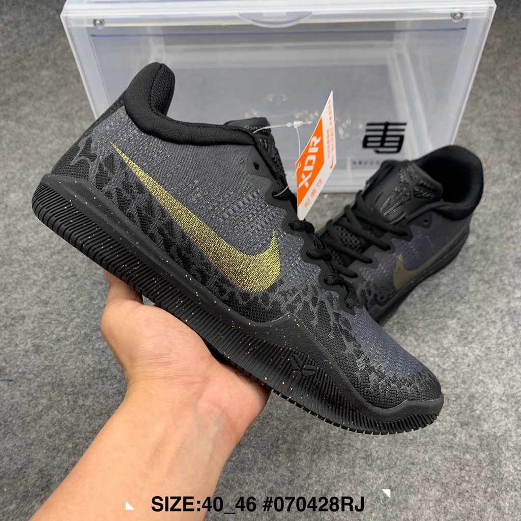 nike mamba rage black and gold