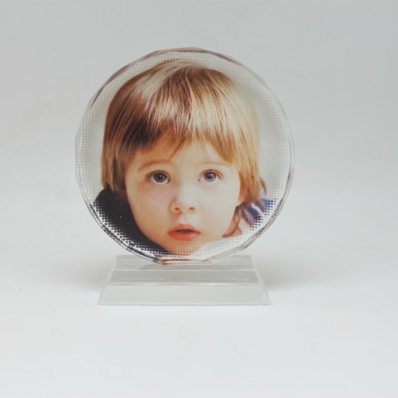 Sublimation Crystal Glass Photo Frame blank glass frame heat press