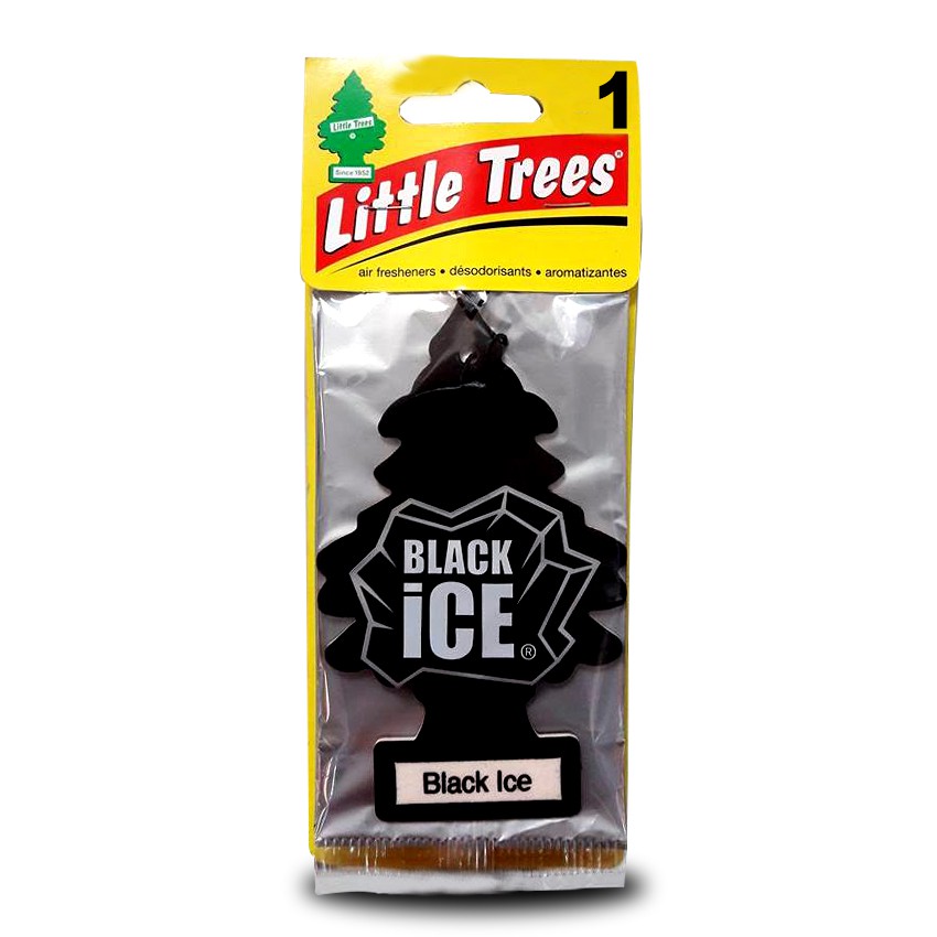 Little Trees Car Air Freshener 10155 Black Ice | Shopee Philippines