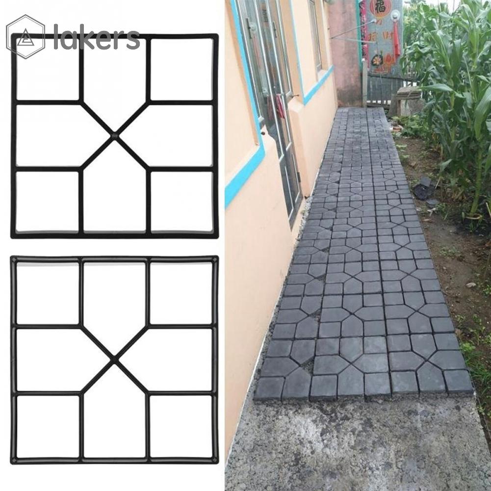10 Patterns Garden Walk Pavement Mold, Concrete Landscape Molds