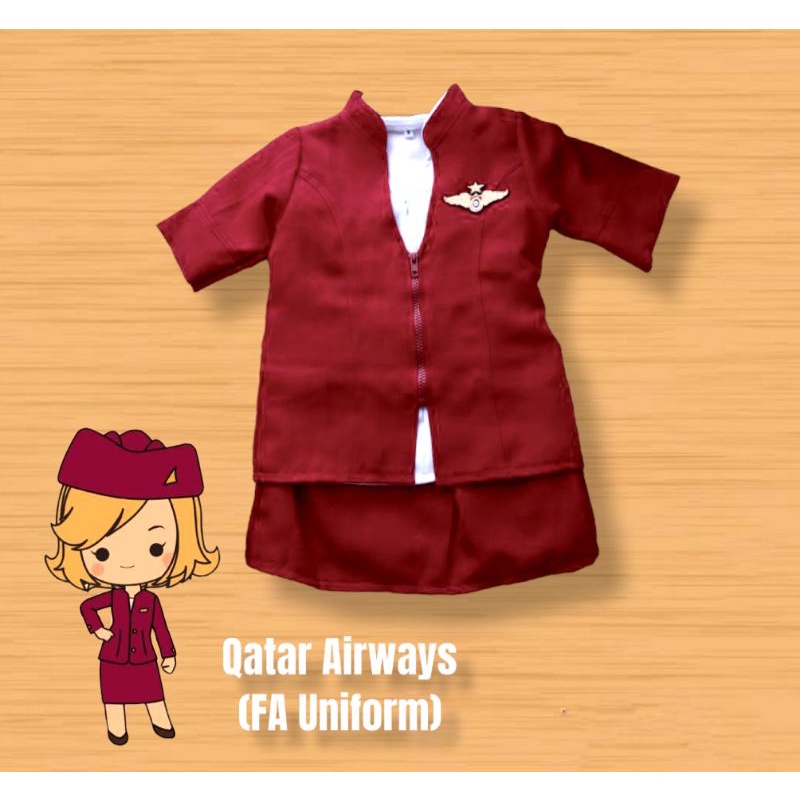 QATAR AIRWAYS F.A. COSTUME (NewBorn/Toddler) Shopee Philippines