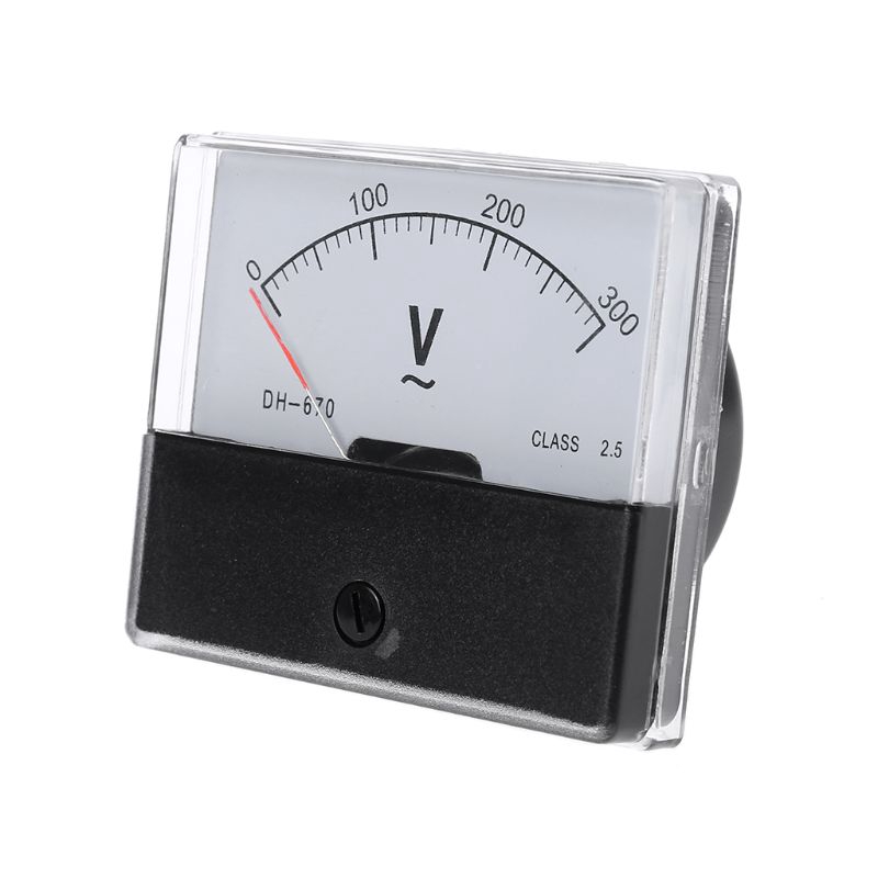 Ac 0 300v Analog Panel Meter Voltmeter Dh 670 Voltage Gauge Panel Volt Meter Shopee Philippines 