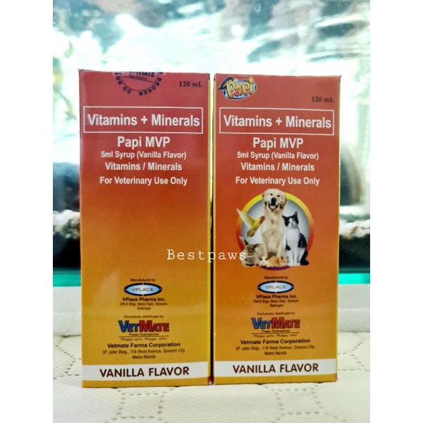 Papi Mvp Multivitamins 120ml Legit Shopee Philippines