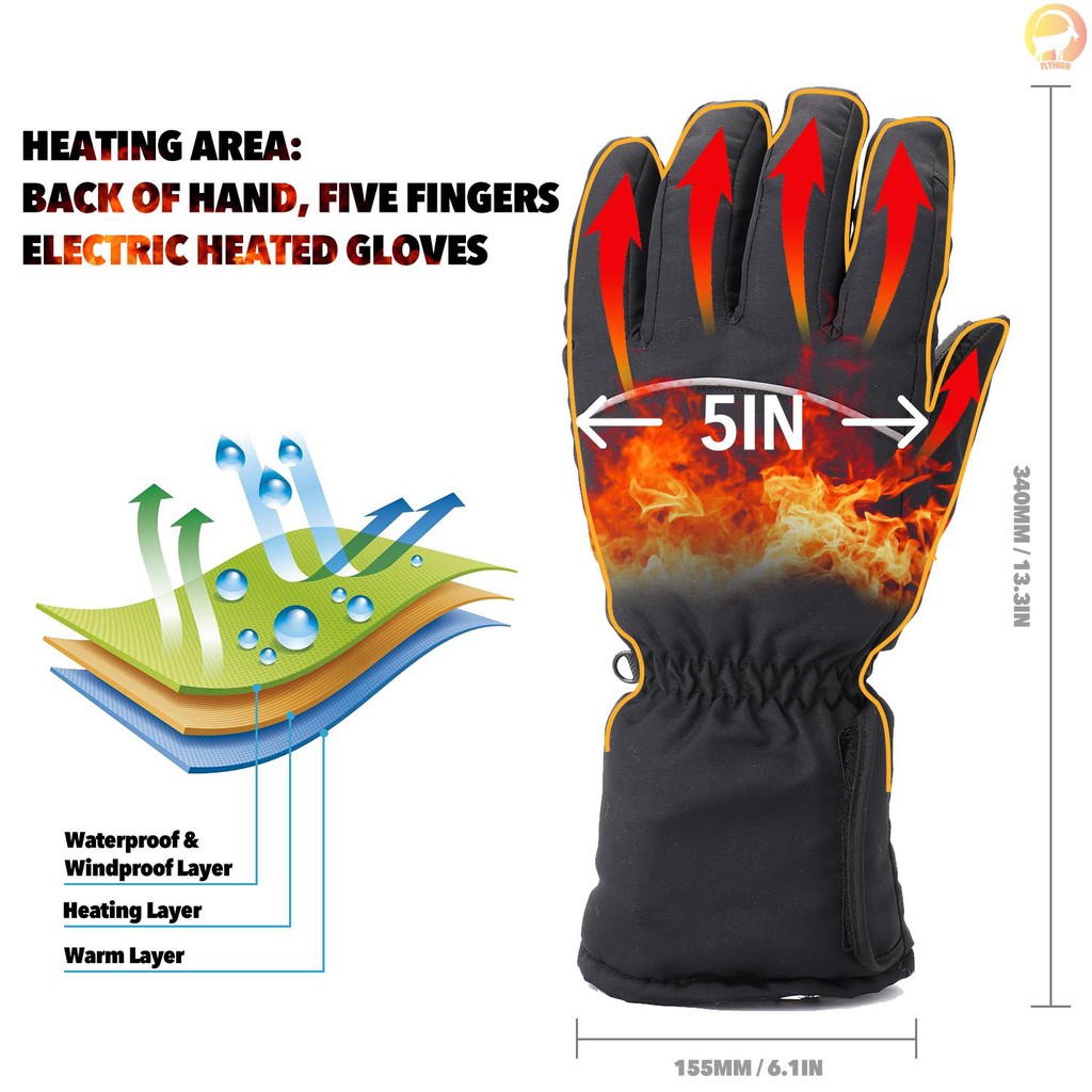 heated bicycle gloves